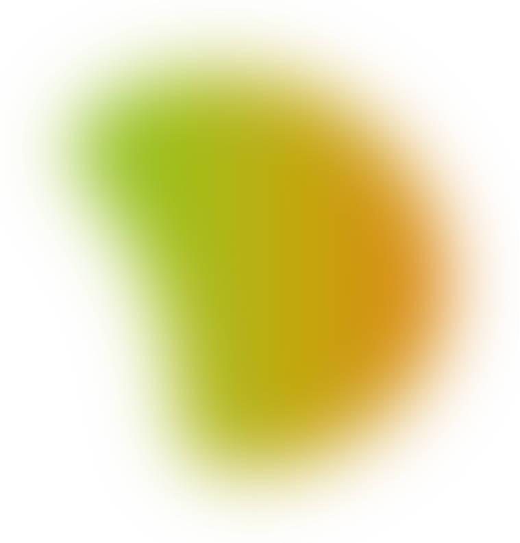 Blurred Gradient Organic Shape